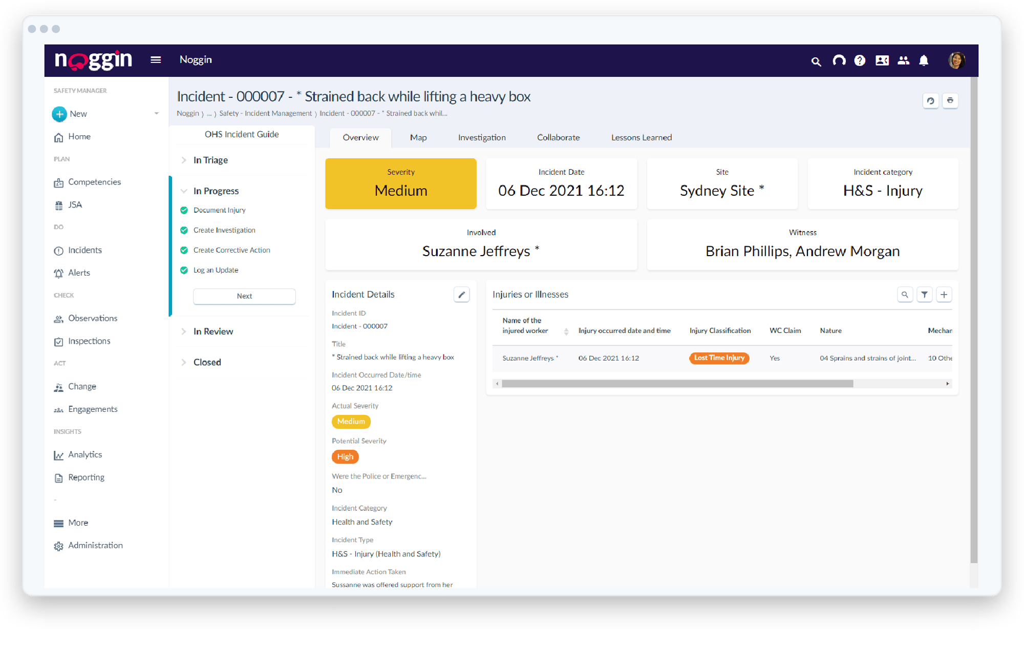 Noggin Work Safety Management Software