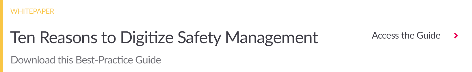 Guide Download - 10 Reasons to Digitize Safety Management