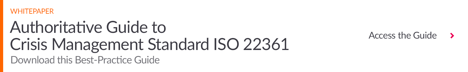Download the Authoritative Guide to Crisis Management Standard ISO 22361