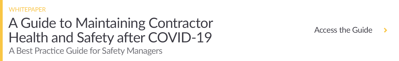 Download A Guide to Maintaining Contractor Health and Safety after COVID-19